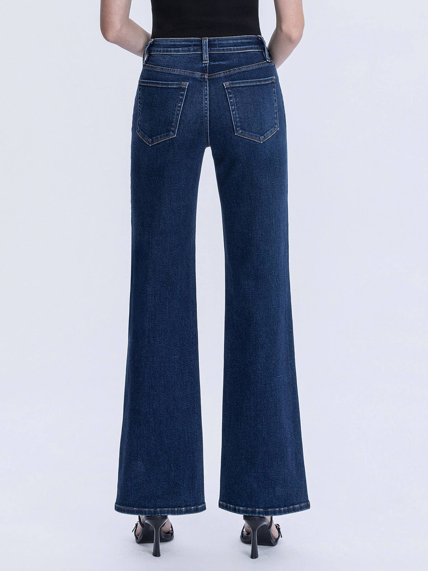 High Rise dark Vintage Flare Jeans