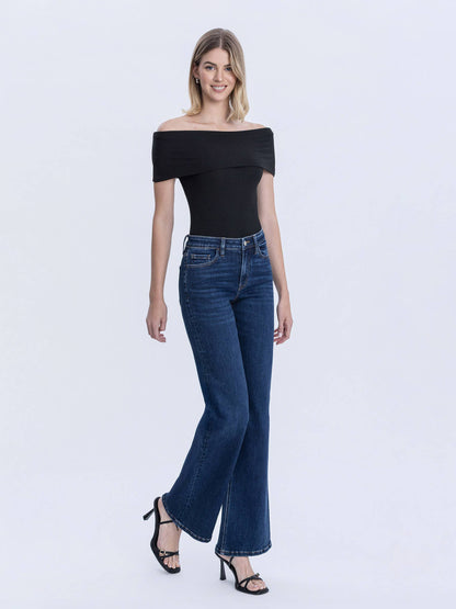 High Rise dark Vintage Flare Jeans