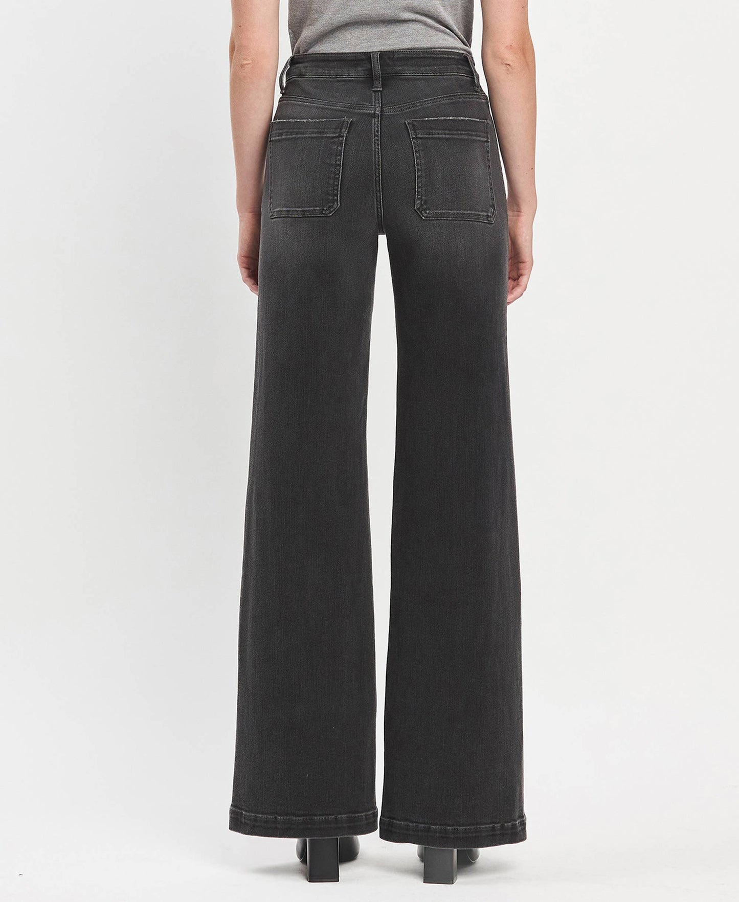 High rise patch pocket trouser Pant