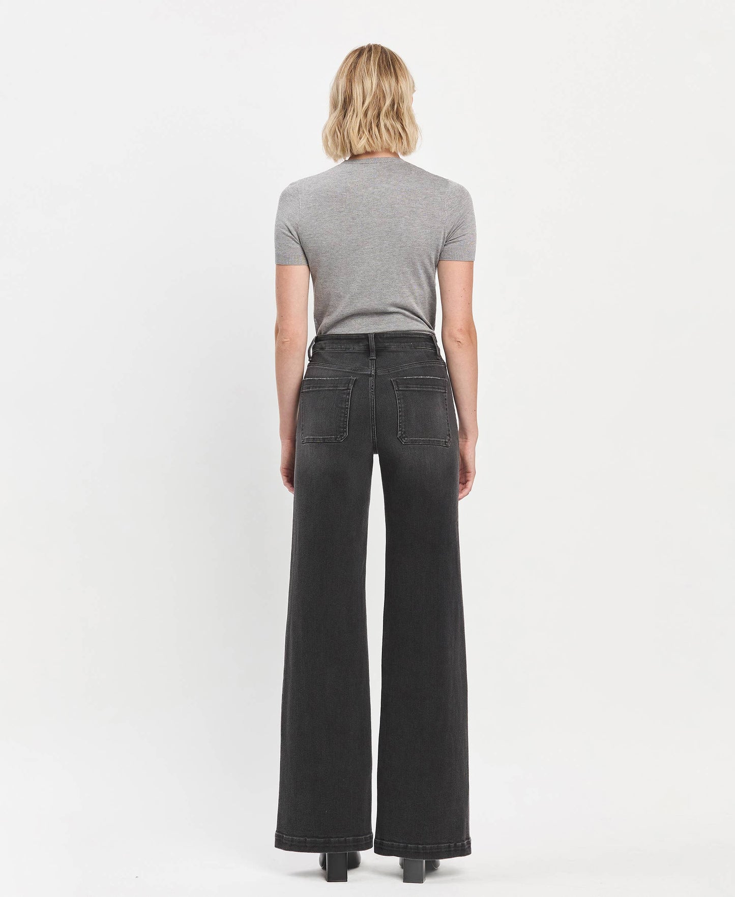 High rise patch pocket trouser Pant