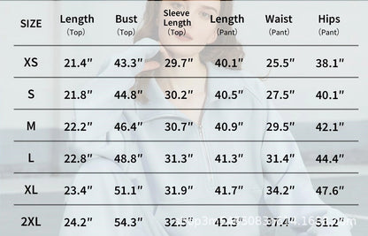 Ladies Casual Tracksuit Sweatshirts Tops Pocket Pants 2PCs Joggers set PLUS SIZE